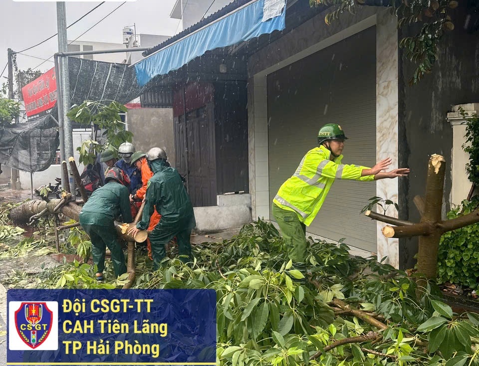 Cập nhật thông tin về Công an các đơn vị, địa phương chống cơn bão số 3 (bão YAGI) ngày 7.9.2024